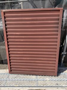 一宮市 外壁塗装 雨戸 塗装前 色あせ・劣化の状態 ペイントホームズ大垣店