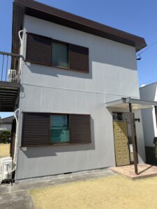 一宮市 外壁塗装 建物A 完成 足場取り外し後 ペイントホームズ大垣店