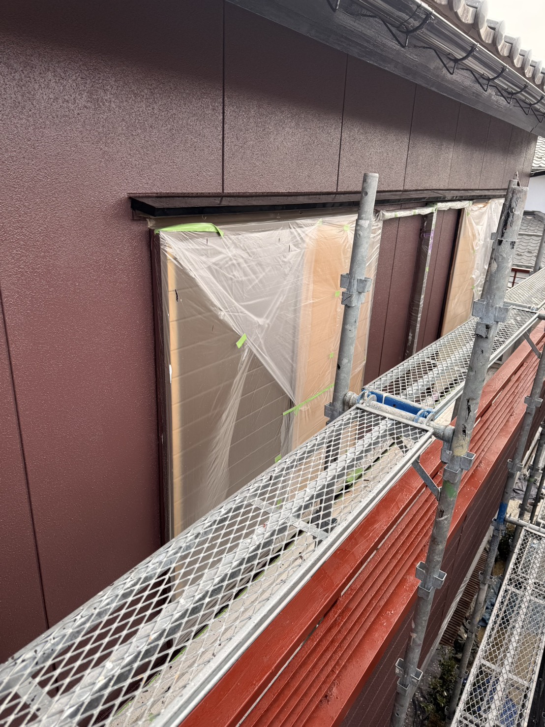 本巣市_上塗り完了②