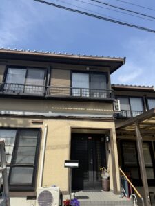 大垣市 外壁塗装 施工前 正面