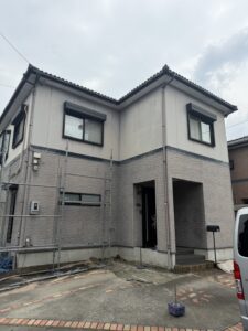 安八郡神戸町 外壁塗装 K様邸 施工前の外観